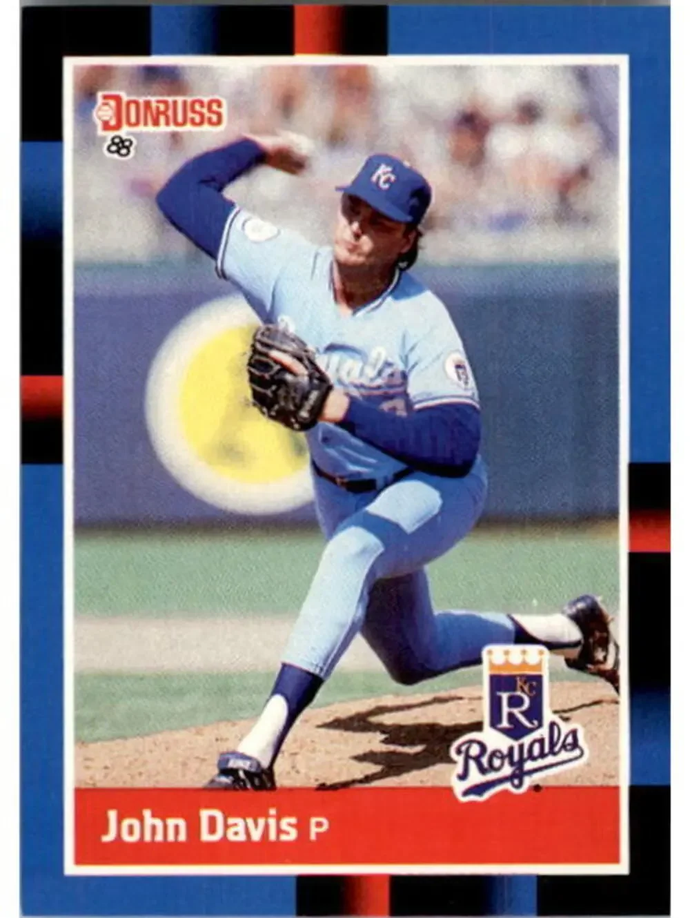 1988 John Davis Donruss Baseball Card #594